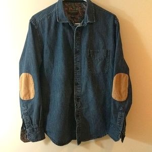 John Bartlett Jean Jacket with Corduroy Arm Patches